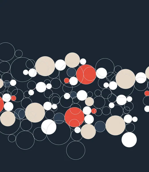 arka plan vektör tasarım daireler ile