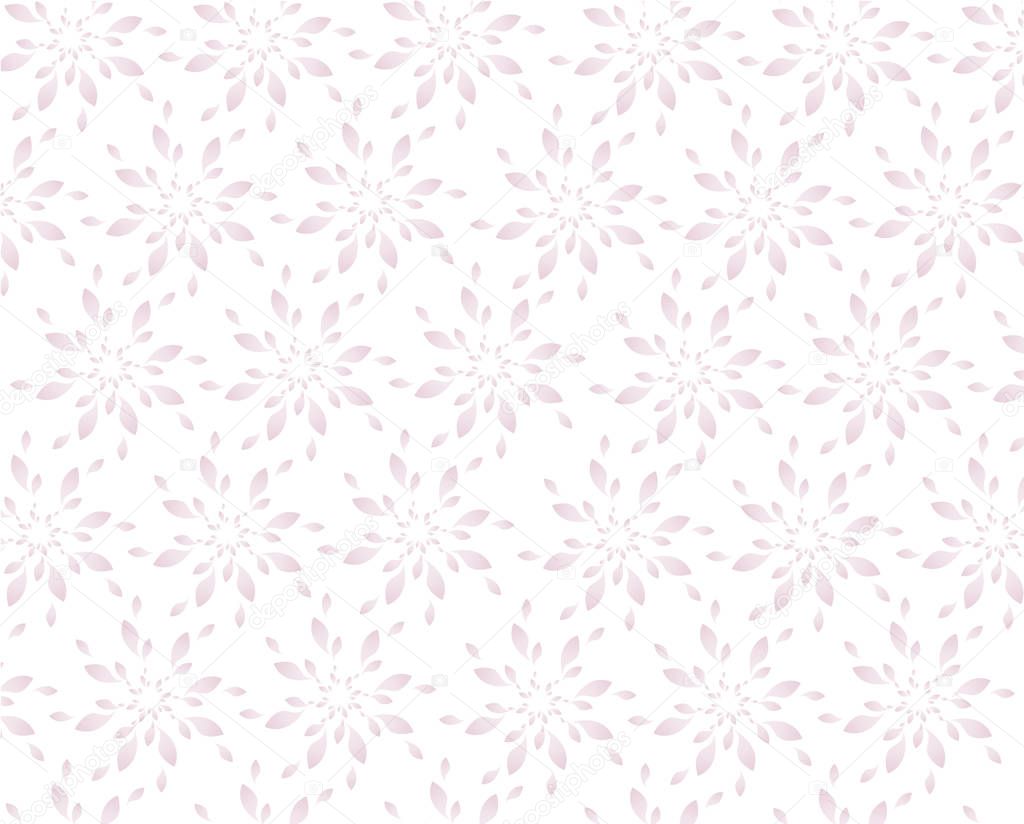 Flowers romantic background vector