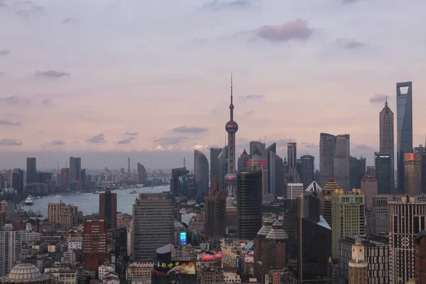 El horizonte de Shanghai. China. . — Foto de Stock