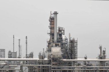 Gaz ve petrol rafineri sanayi fabrikası