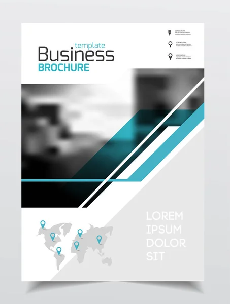 Conception de brochure d'entreprise — Image vectorielle