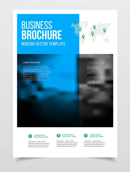 Conception de brochure d'entreprise — Image vectorielle