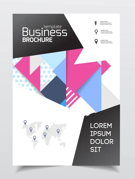 Conception de brochure d'entreprise — Image vectorielle