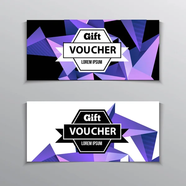 Gift or discount vouchers design — Stock Vector © alejik 129645920