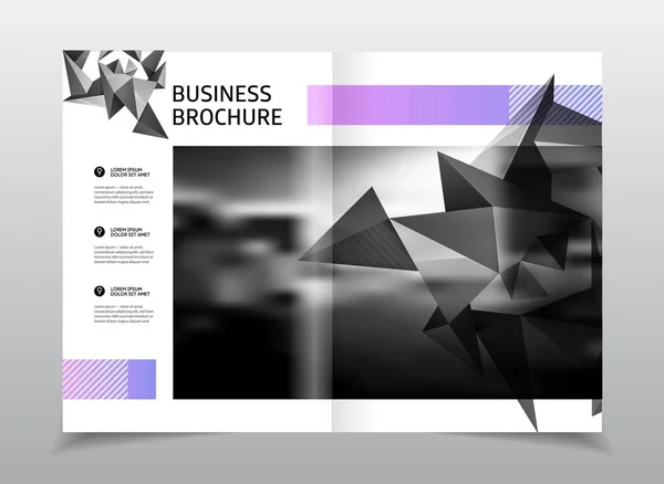 Företag broschyr design — Stock vektor