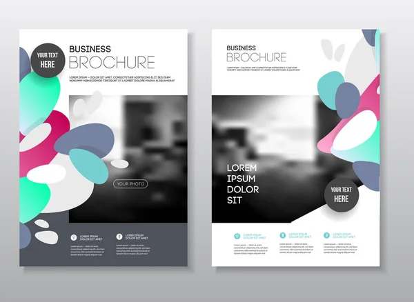 Zakelijke brochures ontwerp — Stockvector