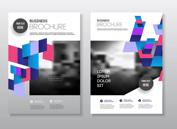 Zakelijke brochures ontwerp — Stockvector