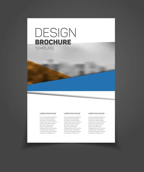 Broschürendesign — Stockvektor