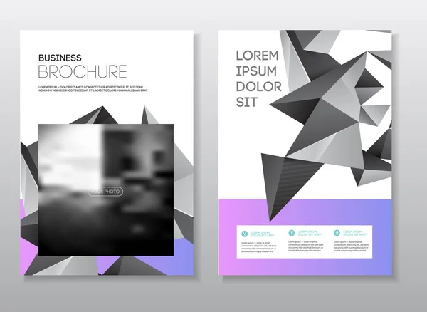 Zakelijke brochures ontwerp — Stockvector