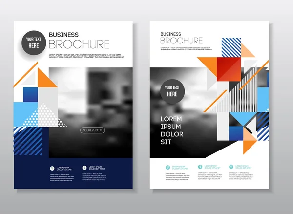 Conception de brochures d'affaires — Image vectorielle