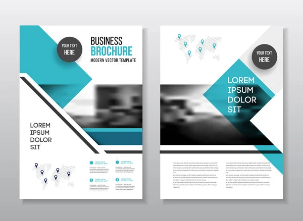 Conception de brochures d'affaires — Image vectorielle