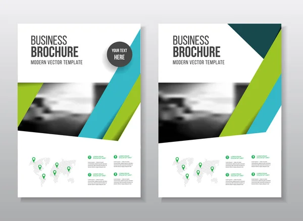 Дизайн бизнес-брошюр — стоковый вектор