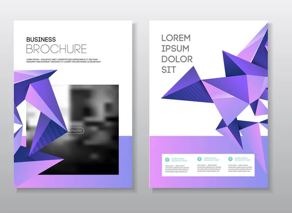 Zakelijke brochures ontwerp — Stockvector