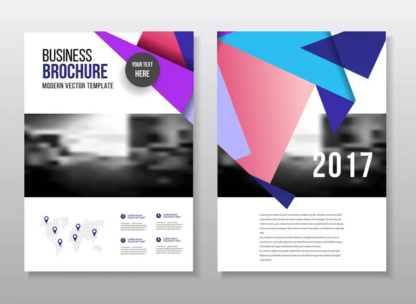 Zakelijke brochures ontwerp — Stockvector