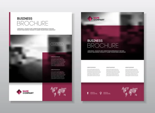 Zakelijke brochures ontwerp — Stockvector