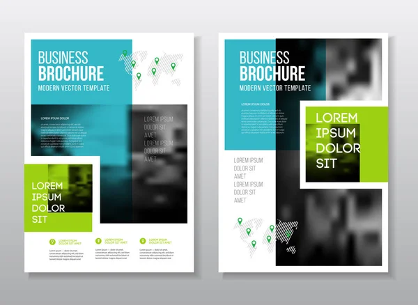 Zakelijke brochures ontwerp — Stockvector