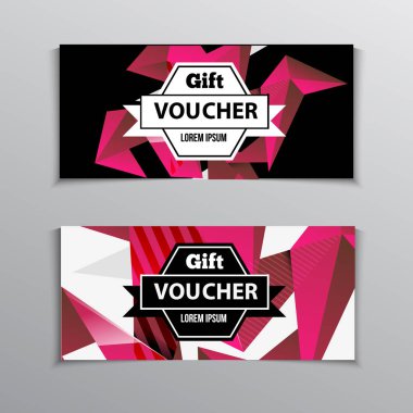 Hediye veya indirim kuponları tasarım
