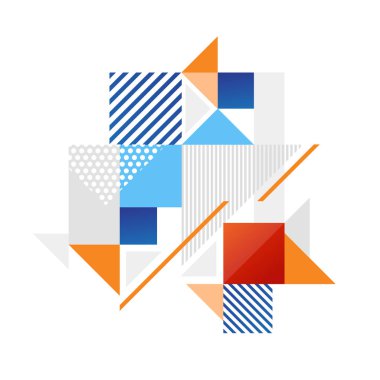 soyut geometrik şablon