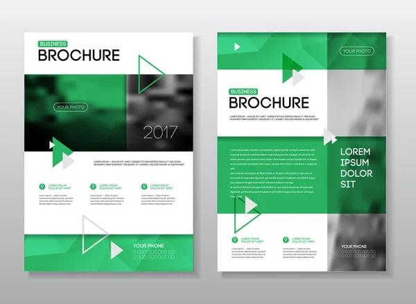 Дизайн бизнес-брошюр — стоковый вектор