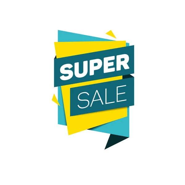 Super Sale Banner — Stockvektor