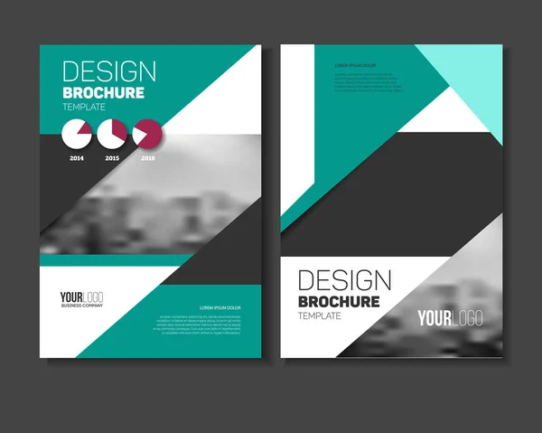 Företag broschyrer design — Stock vektor