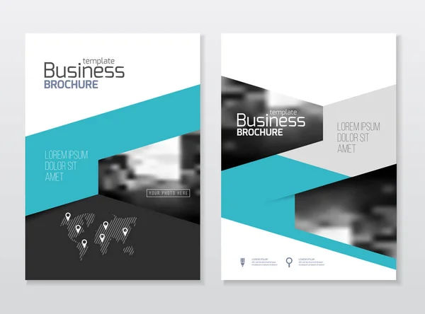 Бізнес дизайн брошури — стоковий вектор