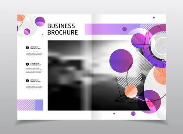 Business Brochure design — Stock Vector