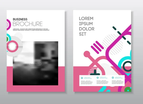 Zakelijke brochures ontwerp — Stockvector