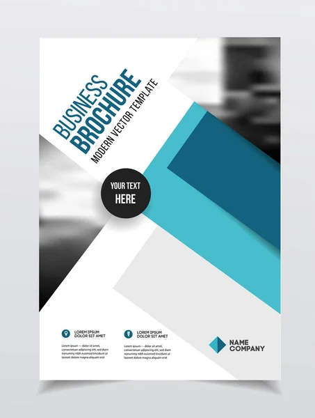 Biznes broszura projekt — Wektor stockowy