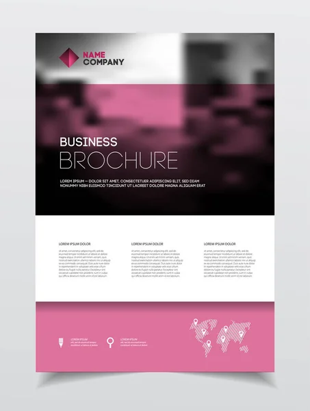 Conception de brochure d'entreprise — Image vectorielle