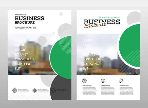 Modern Brochure design template — Stock Vector