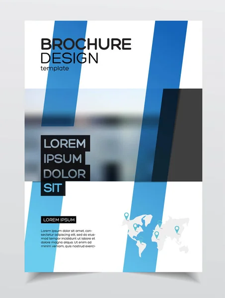 Conception de brochure d'entreprise . — Image vectorielle