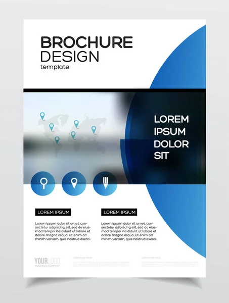 Business Brochure design. — Stock Vector