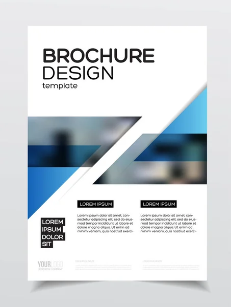 Broschürendesign. — Stockvektor