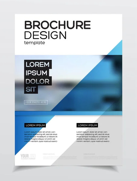 Conception de brochure d'entreprise . — Image vectorielle