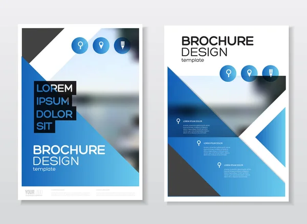Бізнес дизайн брошури . — стоковий вектор