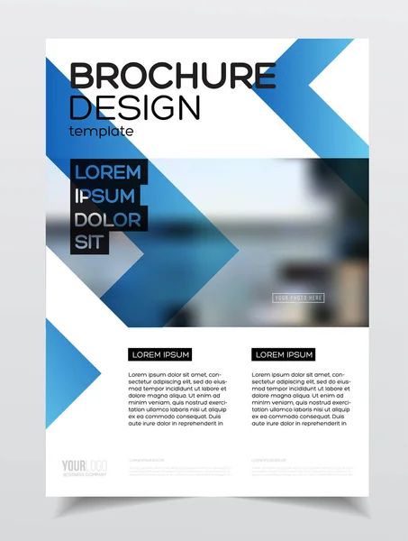 Дизайн бизнес-брошюры . — стоковый вектор