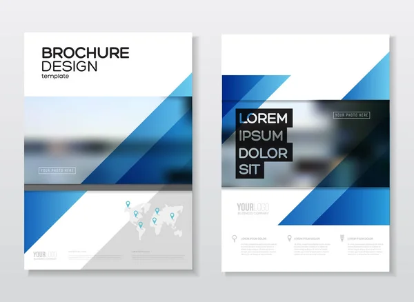 Conception de brochure d'entreprise . — Image vectorielle