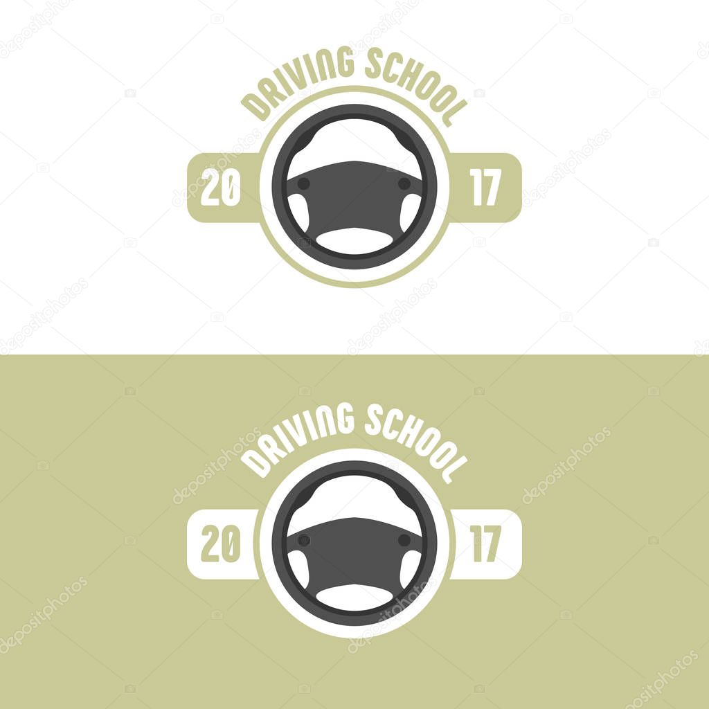 Driving school logo