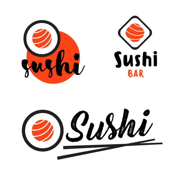 Vorlage für das Sushi-Logo. — Stockvektor