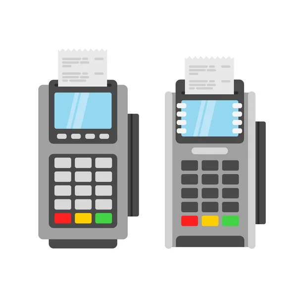 POS terminal vektor illustration. — Stock vektor