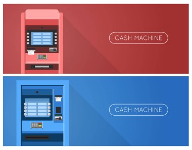 ATM makine içinde banka ya da ofis