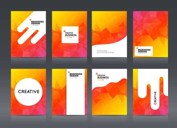 抽象业务宣传册设计 — 图库矢量图片
