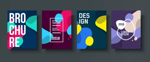 Design astratto della brochure aziendale — Vettoriale Stock