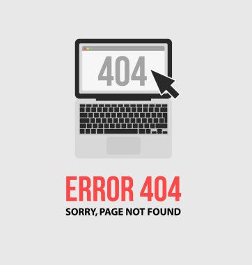 Bir 404 hata sayfası