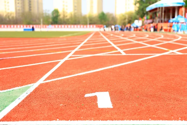 Campo de esportes chalé Um close-up — Fotografia de Stock