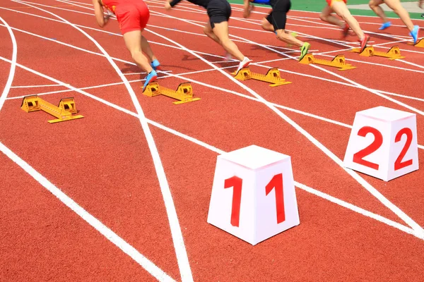 Début de sprint Montréal.Jeux de sport — Photo