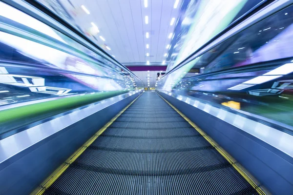 View of empty escalator — Stock Photo, Image