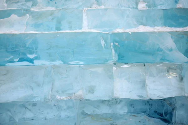 Kostki lodu ułożone — Zdjęcie stockowe