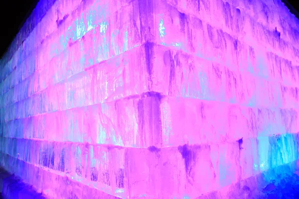 Cubos de hielo apilados — Foto de Stock